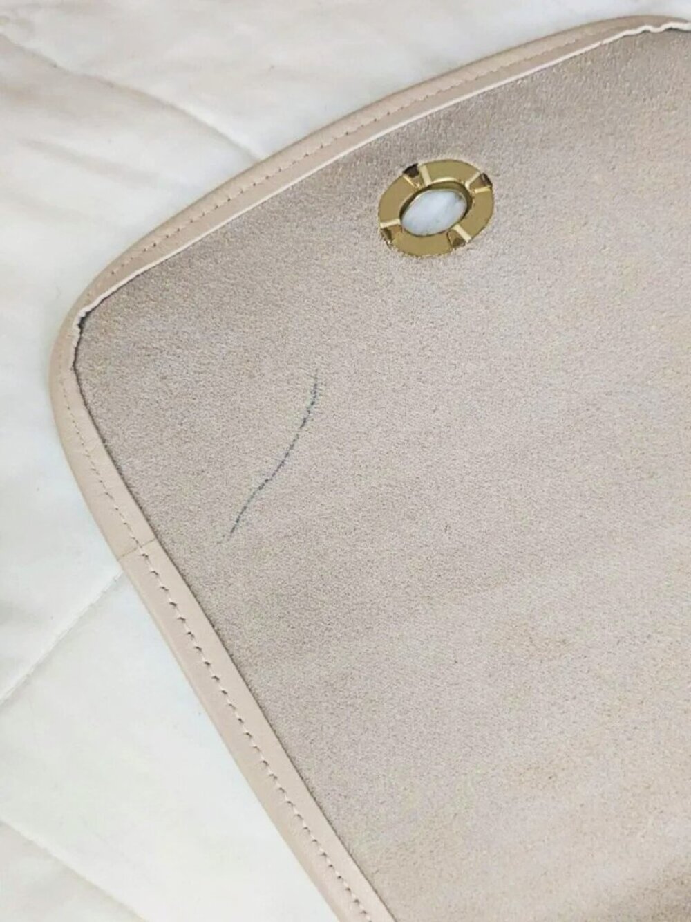 Vintage Coach Companion Flap Turnlock Bag 9076 in Bone Cream 1990s MADE IN USA - Picture 9 of 14